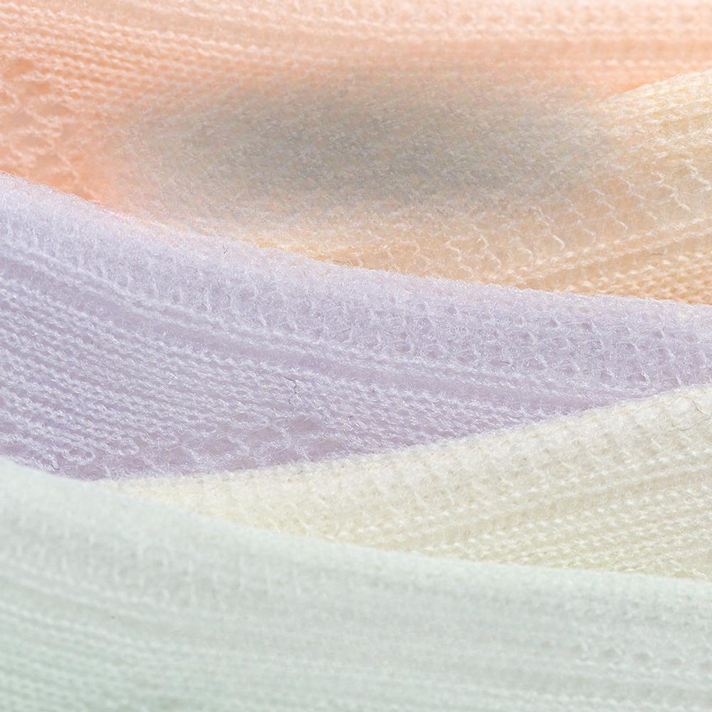 Women's Boat Socks, Thin Summer Breathable and Sweat-absorbing, Shallow-mouthed Invisible Anti-odor Short Socks, Ultra-thin Mesh Cotton Socks