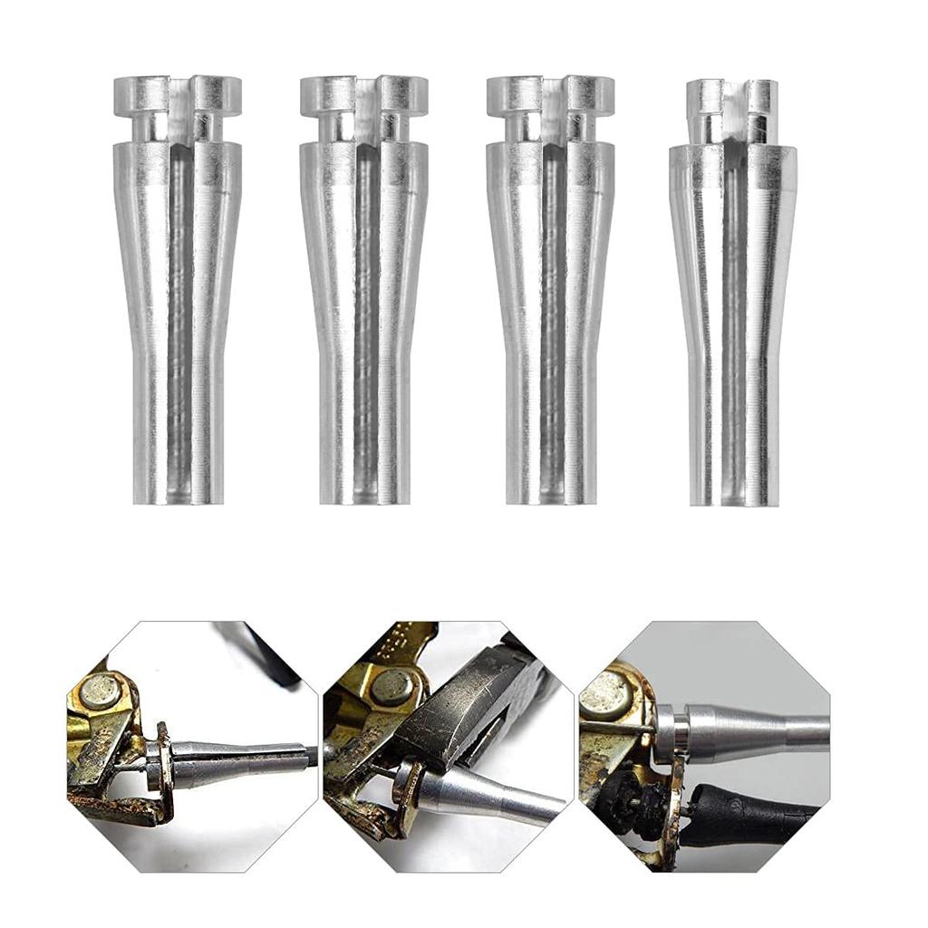 4 ENDS Door Latch Cable Repair Kit for Ford F-150 F-250 F-350 E-Series Ranger Expedition Excursion Navigator (2 Cables) Aluminum