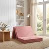 Folding Sofa Bed 80 x 67 x 45 cm Pink