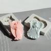 Pray Angel Cake Plaster Mold Diy Angel Wings Portrait Cake Aromath Candle Chocolate Fondant Mold Baking Tool