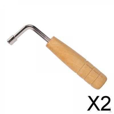 2x Cheie de acordaj Lyre și Harpă Gât de lebădă Pârghie Corzi pentru Instrument cu corzi