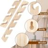 Baseball Caps Baseball Hat Holder Organizer Wall Hat Rack Convenient Wooden Hat Hanger  Display