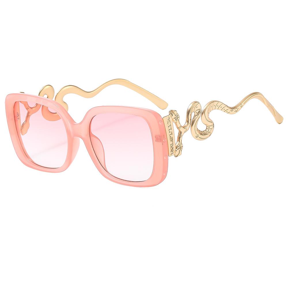 Two-Headed Snake British Retro Gothic Dark Sunscreen Sunglasses Uv Protection Sunglasses Glasses