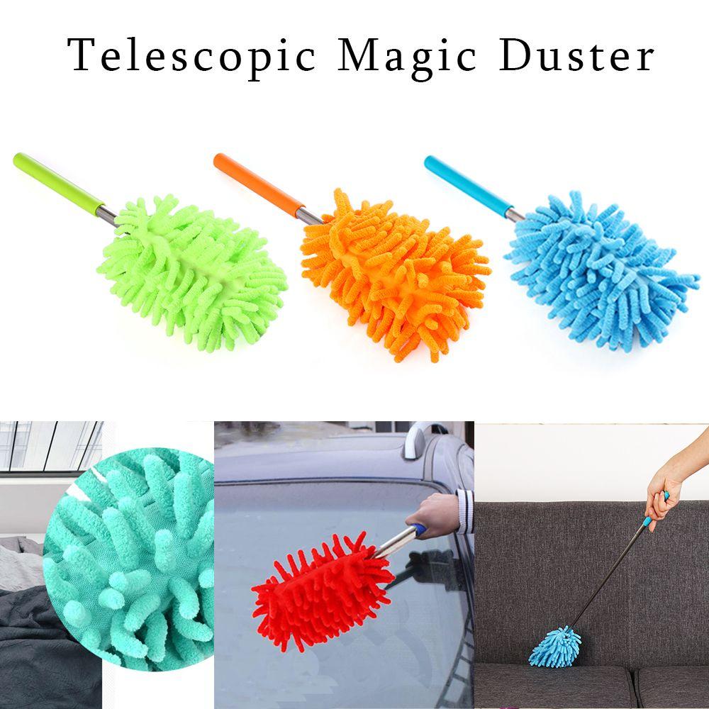 Tool Adjustable Car Cleaner House Cleaning Microfibre Telescopic Magic Duster Extendable Brush