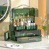 High-Capacity Transparent Cosmetic Organizer