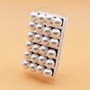 Classic 12-Pair Pearl Stud Earrings Set with Iron Needle
