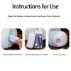 Cartoon Bunny Gift Easter Glowing Plush Toy Soft Cute Light Up Rabbit Doll Children Night Comfort Unique Home Decor