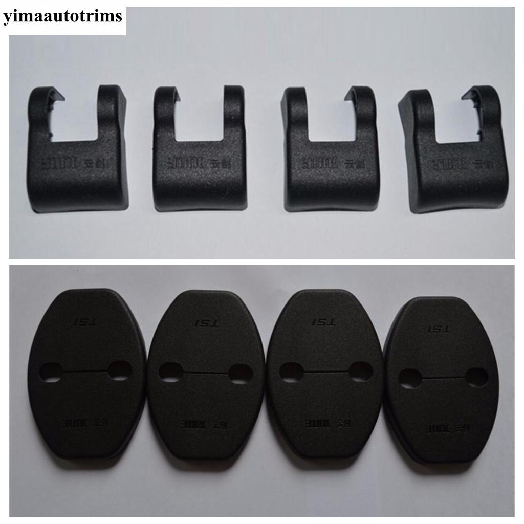 Car Door Lock Buckle Stop Cap Protection Cover For Volkswagen Passat & T-ROC 2018 - 2024 / Tiguan MK2 2014 - 2024 Accessories