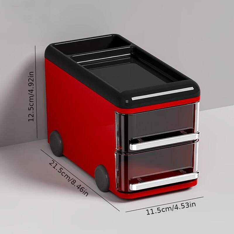 Miflame Double-Decker Bus Desktop Organizer