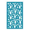 Easter Rabbit Silk Screen Stencils for Clay Reusable Silkscreen Print for DIY Printing On Clay Jewelry Earrings Decor