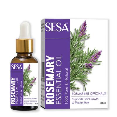 Rosmarin Ätherisches Öl 30ml Für Haarwachstum & Haut, Natürliches Öl zur Kontrolle von Haarausfall für Männer & Frauen, Reines Aromatherapie Diffusoröl