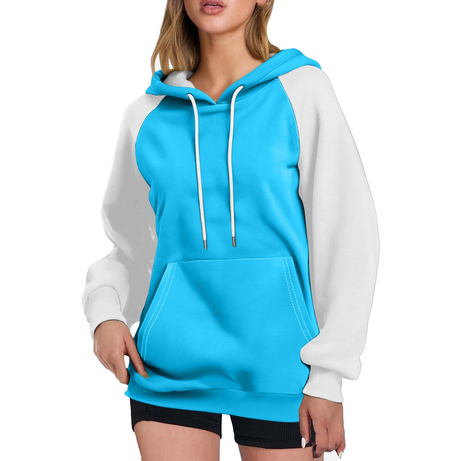 

Women s Casual And Fashion Hooded Solid Color And Long Sleeve Sweatshirt L