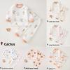 Baby Cotton Pajama Set With Antibacterial Fabric For Toddler Sleepwear And Home Comforts