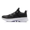 Li Ning Comfortable Rebound Lightweight Breathable Low top Running Shoes Women's Black AREQ022-4
