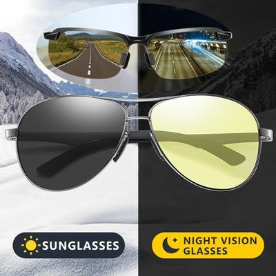 Polarisierte Photochrome Sonnenbrille Männer Fahren Chamäleon Brille Männlich Ändern Farbe Sonnenbrille Tag Nacht Vision