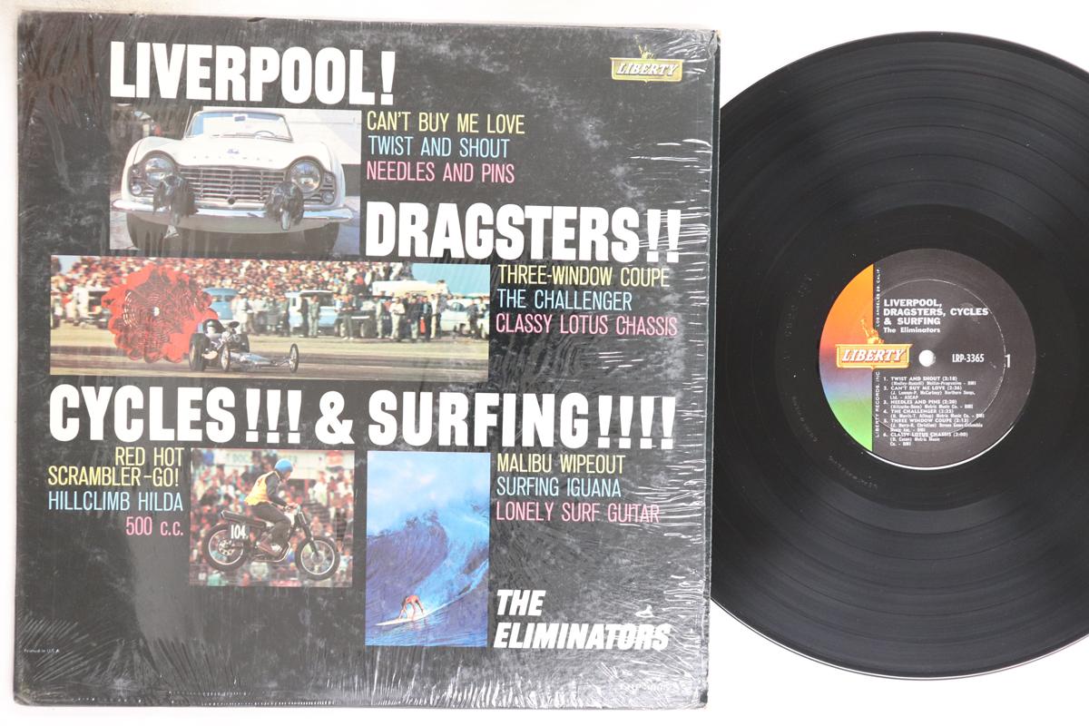 

LP Record ELIMINATORS Liverpool Dragsters Cycles Surf LRP3365 LIBERTY 1964 US Rock Used