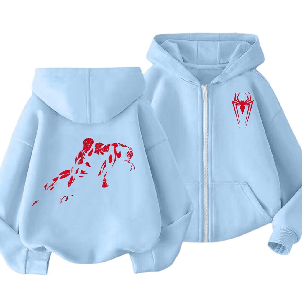 Children's Hooded Pullover Long Sleeve Jacket for Everyday Wear