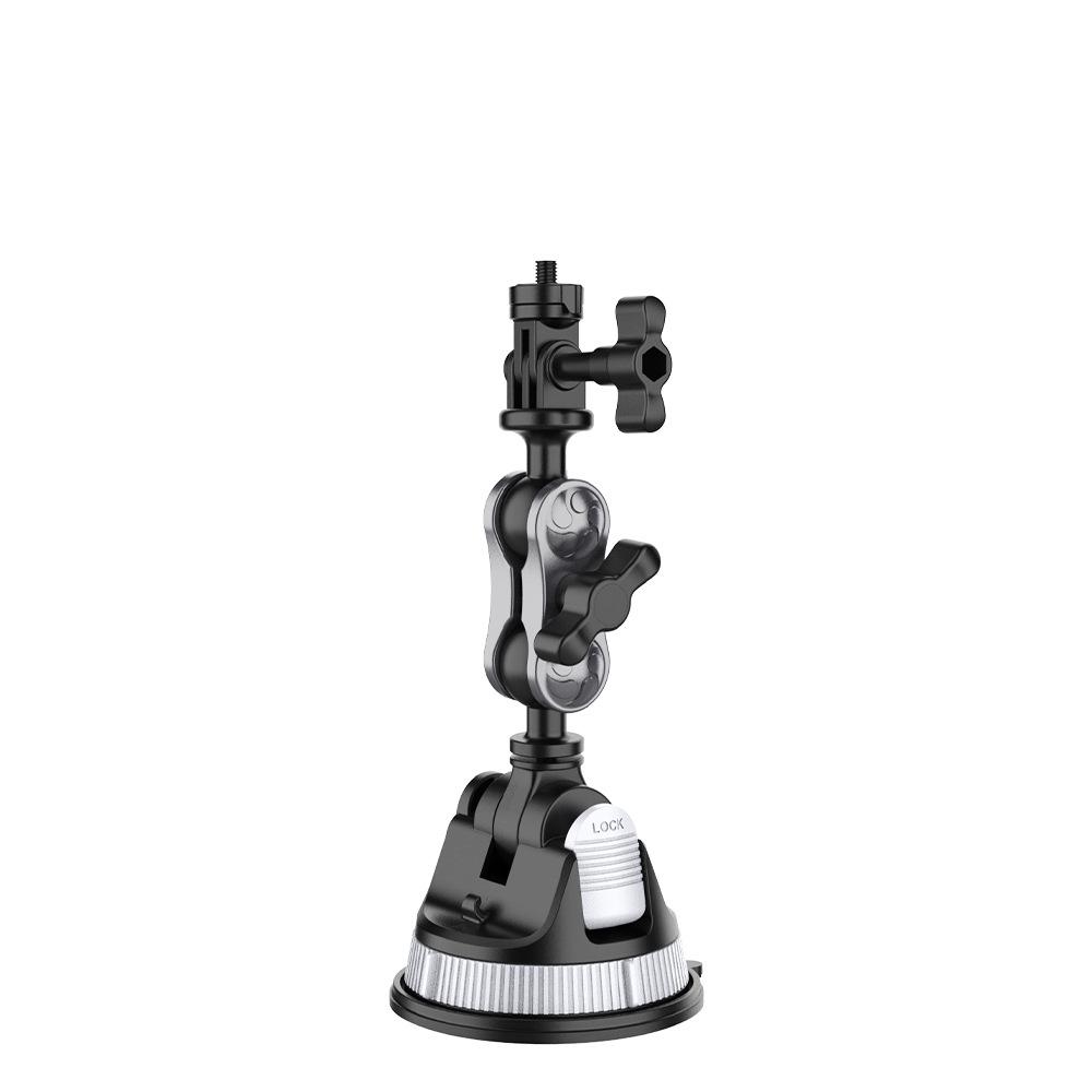 Multi-functional Car Phone Mount with Suction Cup for Camera and Navigation