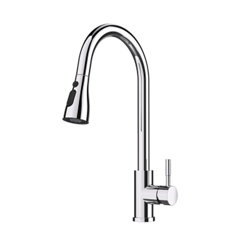 Huida 304 Stainless Steel Pull-Out Kitchen Faucet