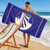 Sutjeska Niksic 2D Flat Print Beach Towel, Large Soft Quick Dry Towel for Beach Camping Swimming