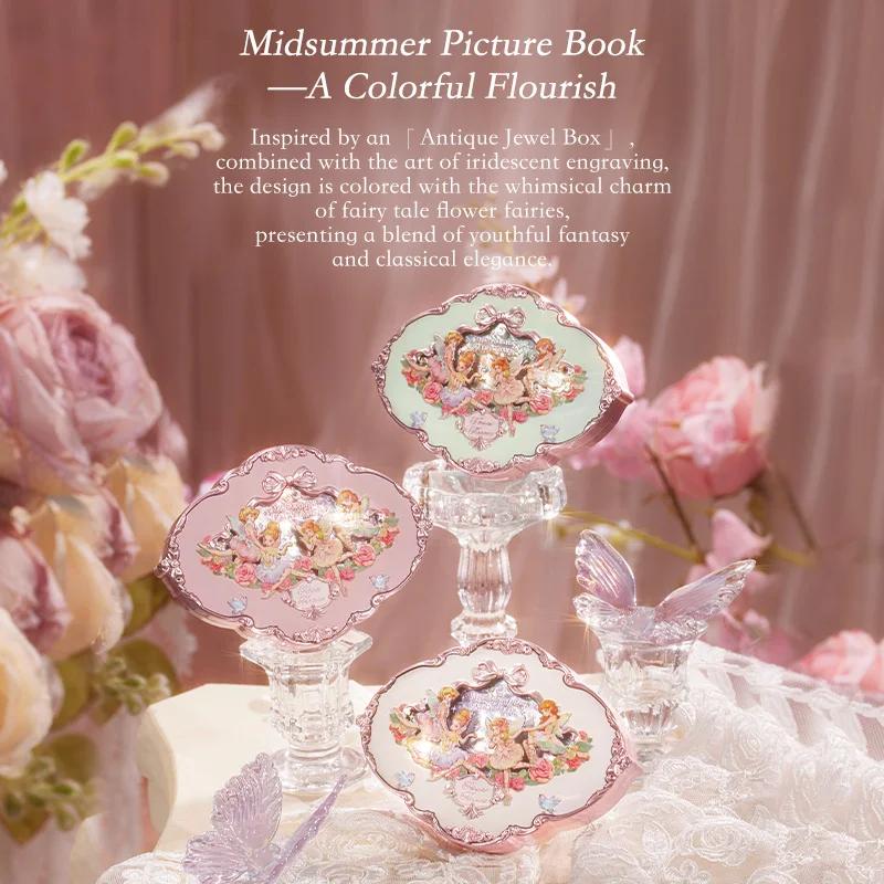Flower Knows Midsummer Fairytales Collection Embossed Five-Color Makeup Palette