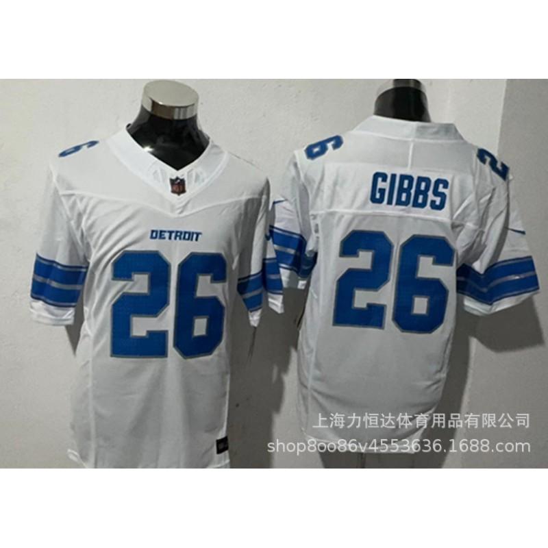 NFL Lions Vintage Embroidered American Football Jersey 5132 Team Game Uniform Men Women