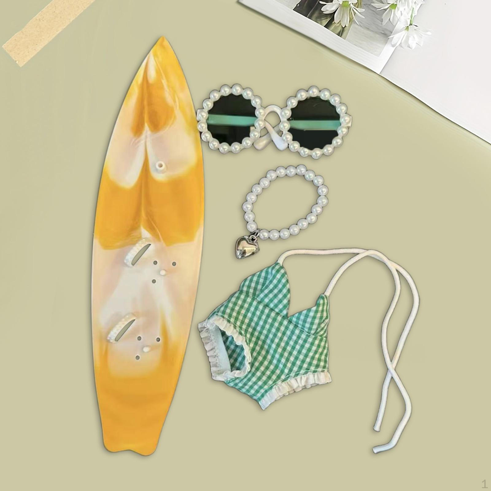 

Одежда для кукол Солнцезащитные очки в бисерной оправе для кукол ростом 17 см Подвеска Одежда Модный Мини-горошек зелёный