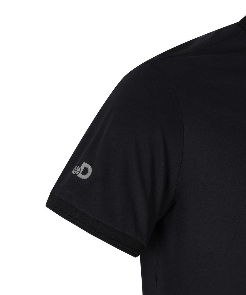 DISCOVERY EXPEDITION Men'S Uv Protection Polo Shirt (Black)