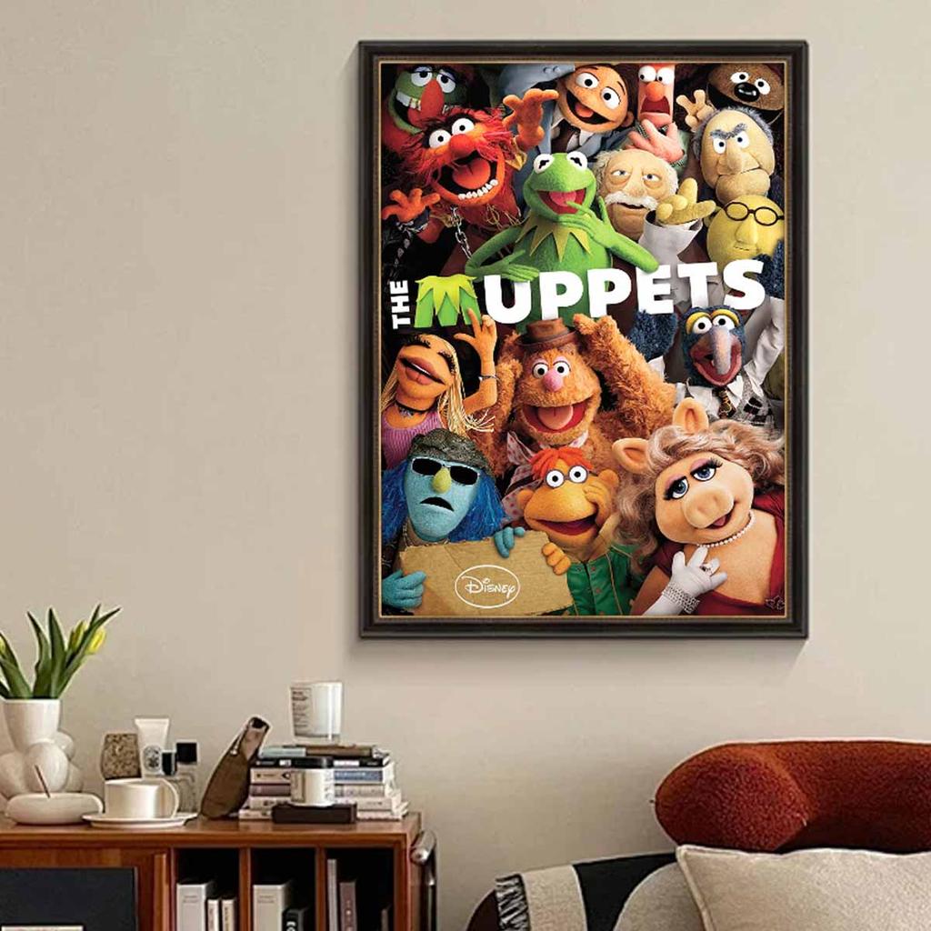 DIY Diamond Painting MUPPETS Cross Stitch Kit Mosaic Art Diamond Painting Full Circle Diamond Home Decoration