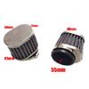 2Pcs Motorcycle High Flow Air Filter 55mm For Motocross Scooter Air Pods Cleaner