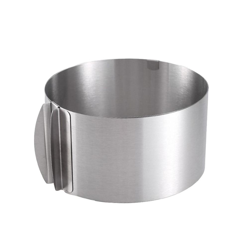 Adjustable Cake Pan 16-30cm Diameter 12cm Height Nonstick Expandable Baking Mold