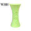 Plastic Embossment Vase Flower Arrangement Pot Container Home Office Table Decor