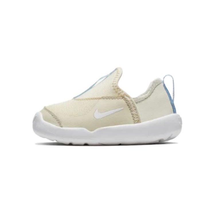 Nike Lil Swoosh Toddler Non-Slip Durable Low-Top Walking Shoes Beige Baby Shoes AQ3114-200