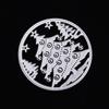 Kreisrahmen Weihnachtsbaumschmuck Metall Silbern Schablone Präge Stanzformen Für DIY Scrapbooking Papieralbum Kartenherstellung