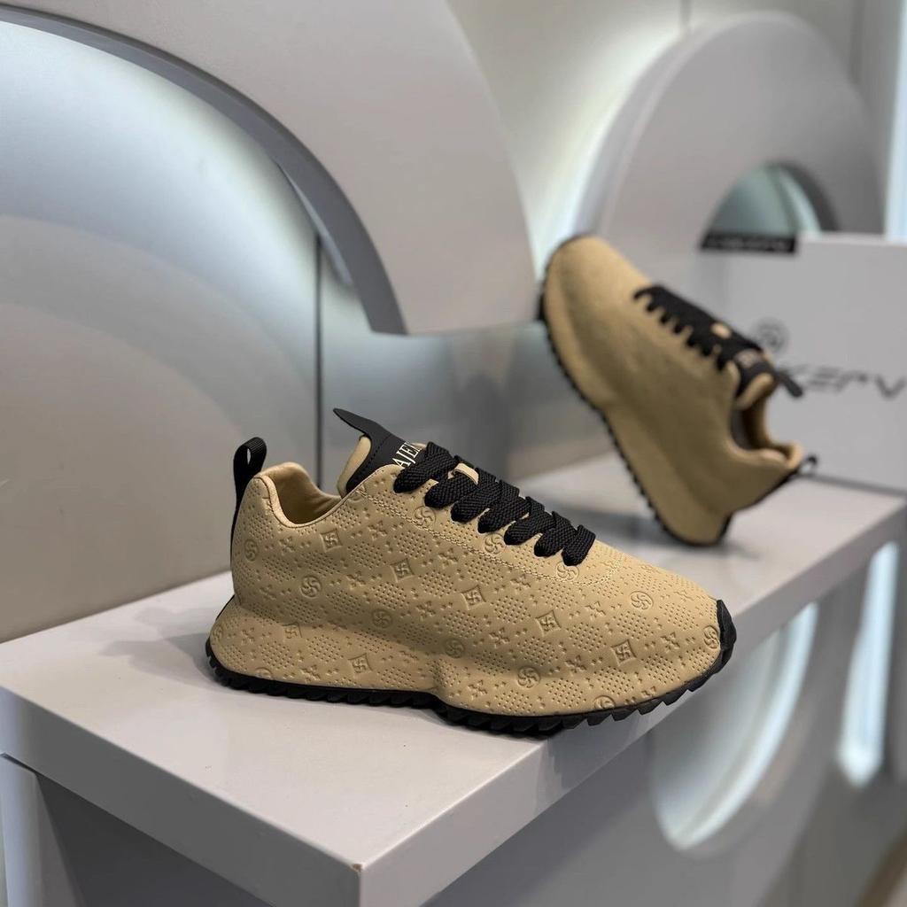 Novos sapatos masculinos de primavera sapatos de sola da moda sapatos casuais de pai sapatos esportivos
