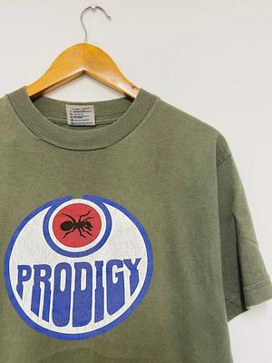 Camiseta Verde com Logo Básico da Banda THE PRODIGY Tamanho Completo S-5XL AA2050 Camiseta Unissex