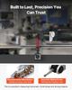 Dial Test Indicator with Universal Magnetic Base and Storage Case, 0.01 Mm Accuracy, 0-0.76 Mm Range, Micro Ball Handle for Narrow Area Measurement,