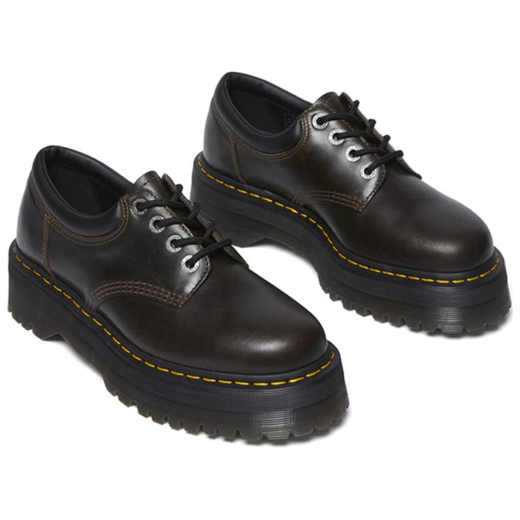Dr. Martens Fusion Fashion Simple Low-Top Casual Shoes Unisex Casual Shoes Brown 32011302