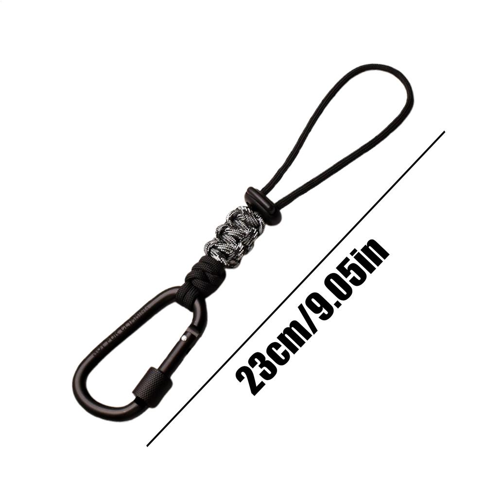 

Carabiner Keychain Backpack Keychain Carabiner Hooks Heavy Duty Stroller Hook Key Holder Backpack Lanyard anti-lost buckle hook чорний