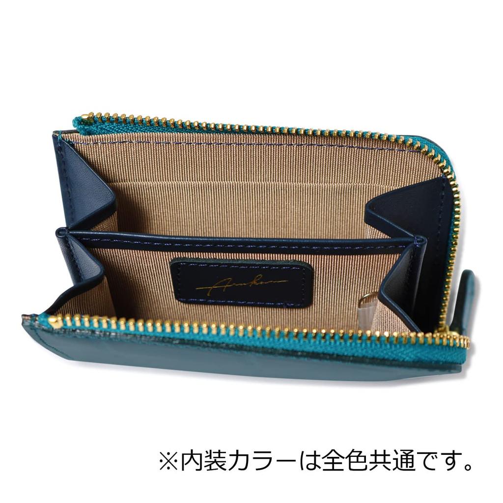Münzbörse mit Reißverschluss, echtes Leder, Krokodilschwanz, hergestellt in Japan, Münzetui, geprägtes Krokodil-Rindsleder, rosa [Alkan], L-förmig, für Damen, 0295-301