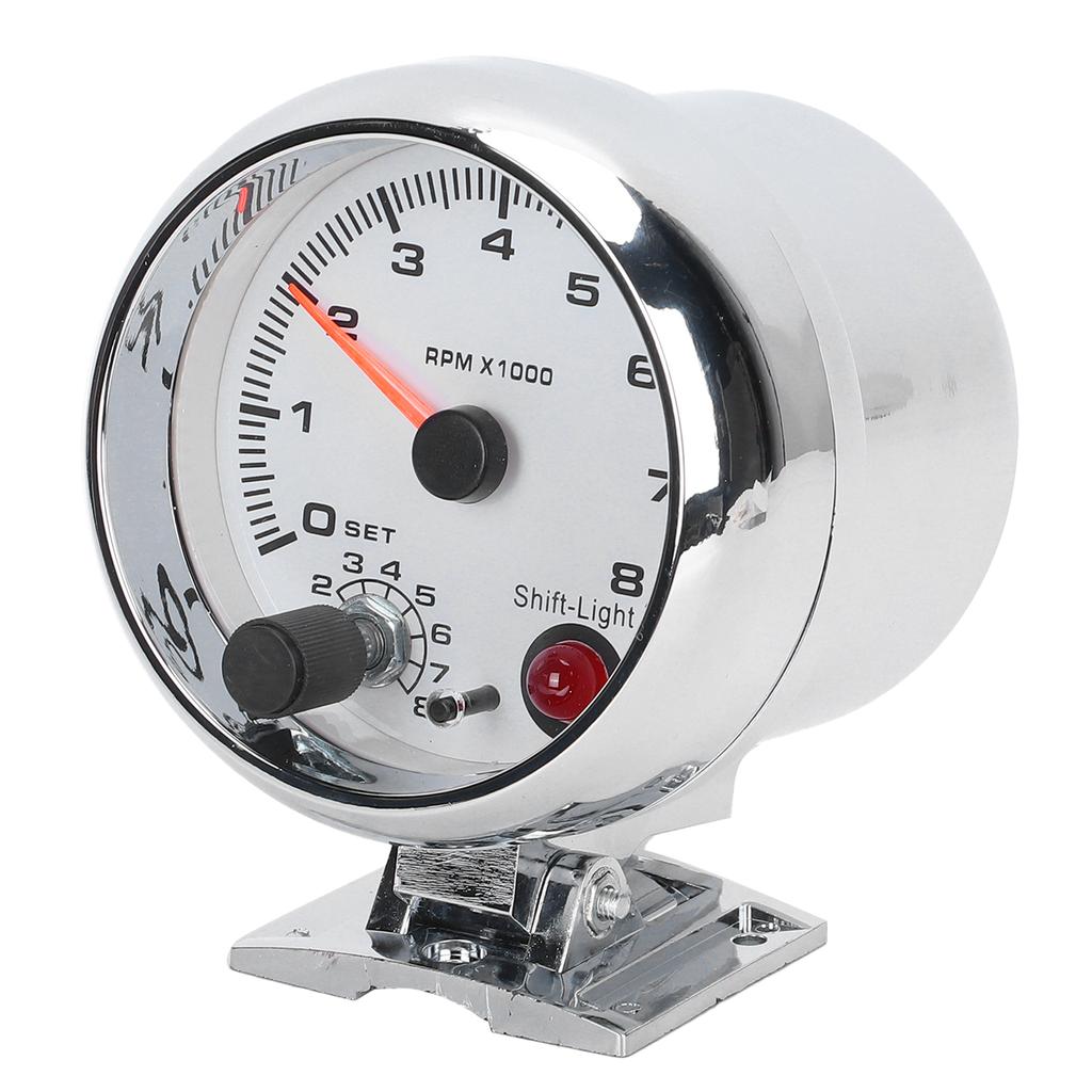 Tachometer 3.75in 0?8000 RPM 7 Color Background Lights for 468 Cylinder 12V Gasoline?Powered