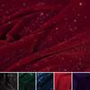 100x140cm Glitter Velvet Starry Fabric Soft and Smooth Woven Non-elastic for Sewing Dress DIY Handmade Velvet Cloth Soft Smooth