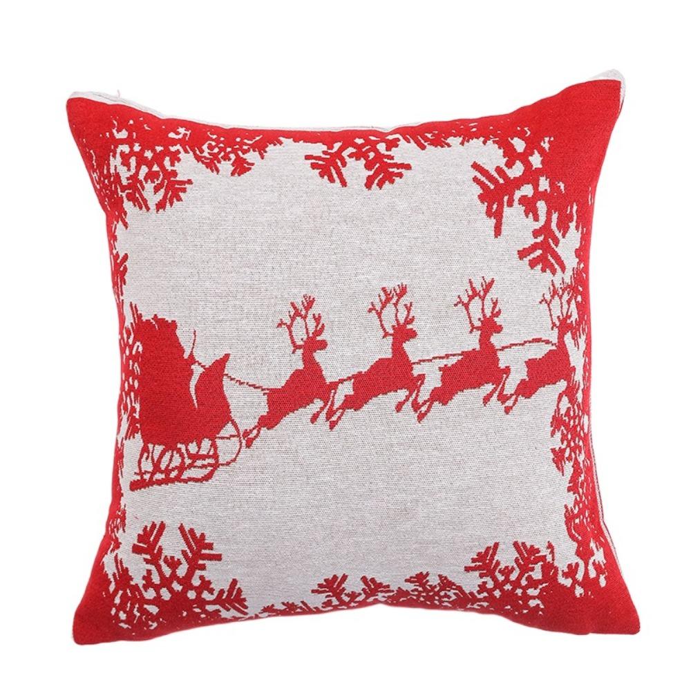 INS Style Christmas Pillowcase Snowflake Cushion Cover Throw Pillowcover Living Room/Office