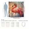 1pc Flamingo Shower Curtain Animal Cloud Bathroom Decoration Polyester Fabric Contains 12 Hooks 70. 8X70. 8 Inch