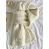 Wool Blended Knitted Scarf for Women In Winter Korean Style Soft and Waxy Fashionable Versatile Warm Student Couple Autumn and Winter Scarf for Men
