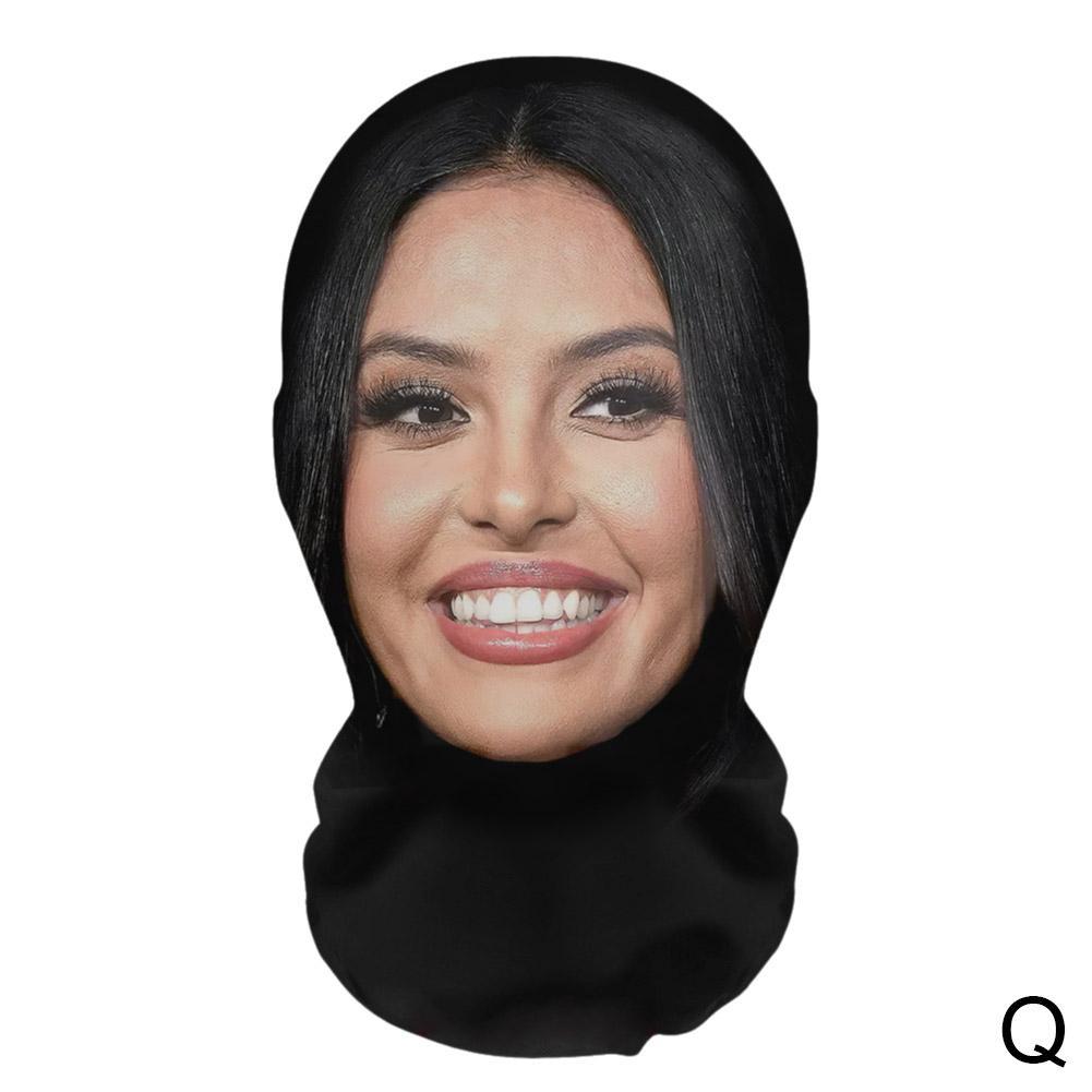 

NEW High-end 3D Mask Balaclava Hat Facial Performance Parody Prank Headgear Seamless Kanye Face Mask Celebrity Face Hip Hop Hood