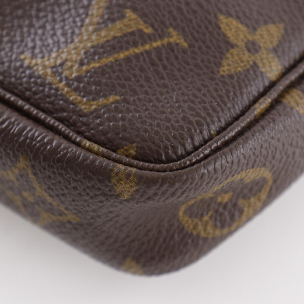 Louis Vuitton Pochette Accessoires Pouch M51981 Panda Takashi Murakami Collaboration Accessory Pouch Brown Monogram Canvas Women Used