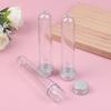 5Pcs 40Ml Transparent Mask Bath Salt Test Plastic Tube With Aluminum Cap Empty Clear Pet Cosmetic Tube