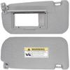 NHILES Driver Left Side Sun Visor Replacement Fits for KIA Sportage 2005-2010 Sunshade Without Light 85202-1F090LX Color Gray