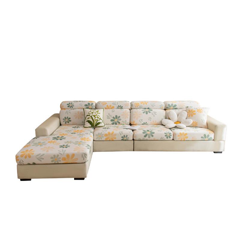 Summer anti-cat scratch sofa cover 2025 new summer ice silk sofa cover all-inclusive non-slip sofa cover